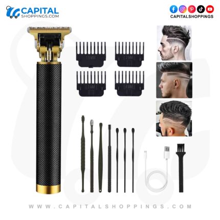 T Blade Trimmer for Men, Cordless Electric Rechargeable Hair Clippers Zero Gapped Beard Trimmers