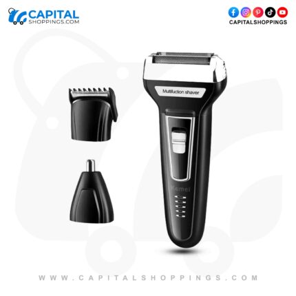 KEMEI Original 3in1 Rechargeable Beard Shaver Nose Hair Trimmer