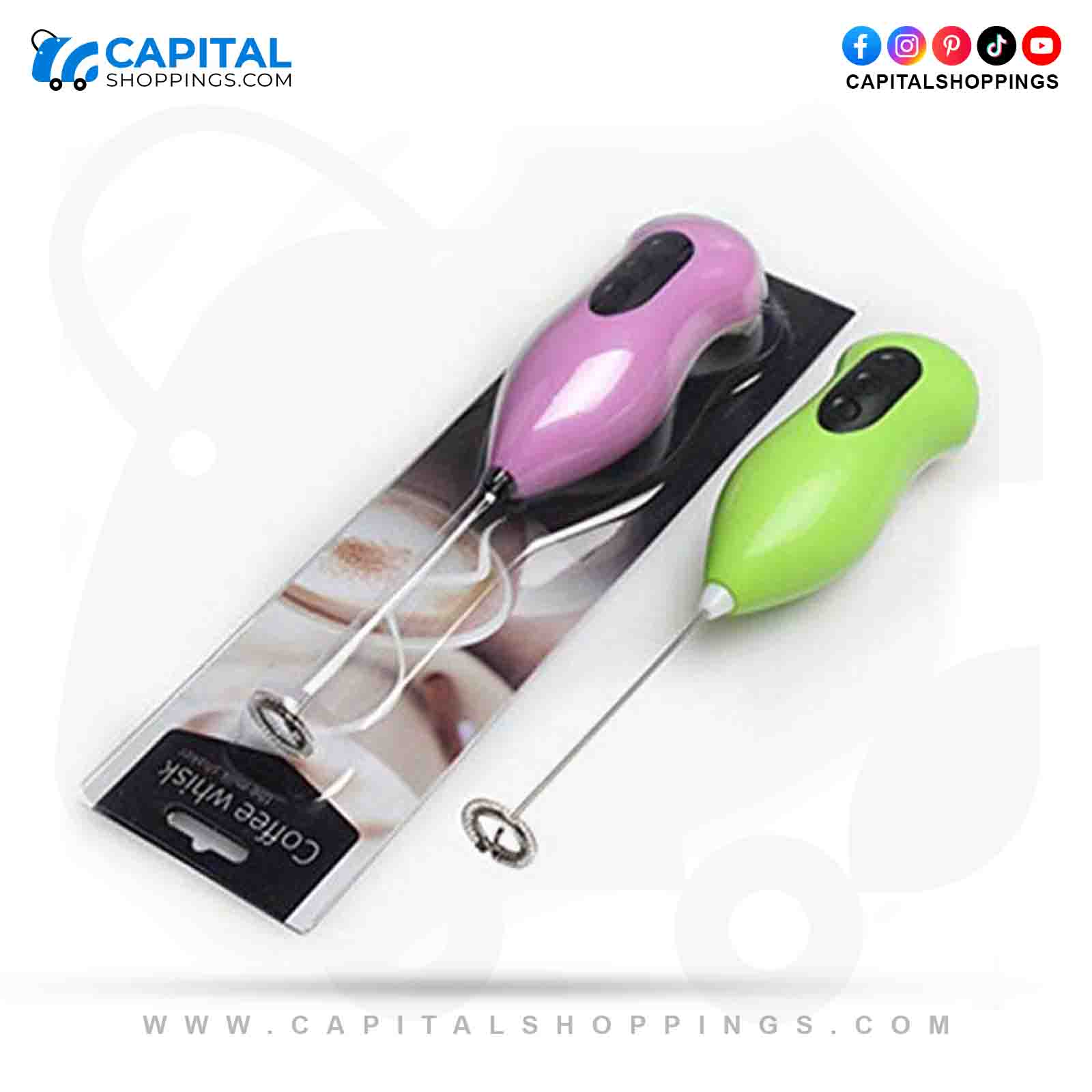 High Quality Electric Hand Held Coffee Maker, Beater and Whisker Coffee Mixer, Milk Frothier Electric Egg Beater Automatic Handheld Foam